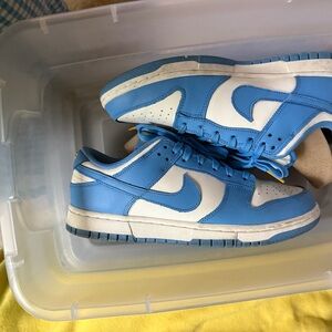 Nike Sky Blue and White Sneakers
